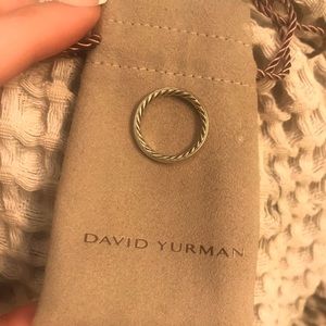 Rare David Yurman inside out cable ring size 6